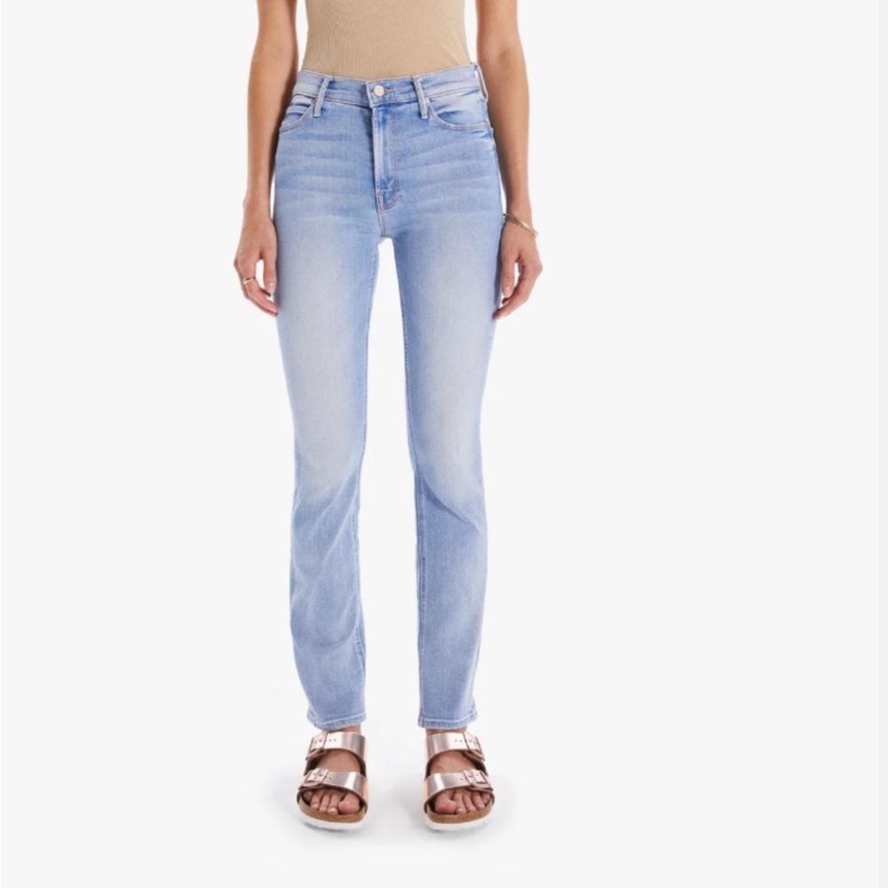 Mother Denim, the Dazzler flood in suite petals wash